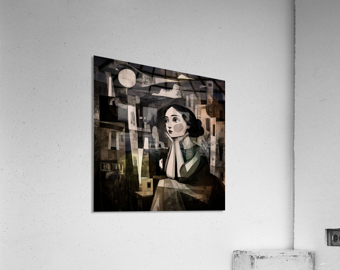 Geometry of a Wandering Mind Acrylic Print