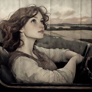 She Drives Through Poetry