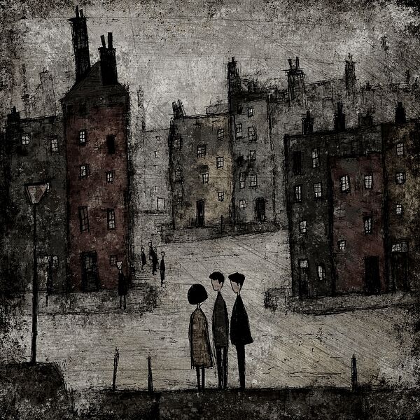 In The Courtyard Print