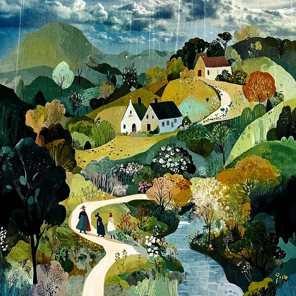 Whispers on the Hill Print