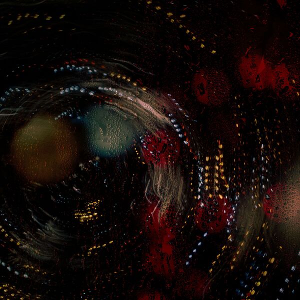 Spiral of Holiday Light Print