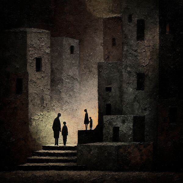 Ashlight on Silhouettes Print