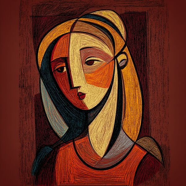 Stitched in Colours Print