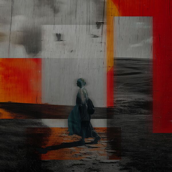 Burnt Orange Silence Print