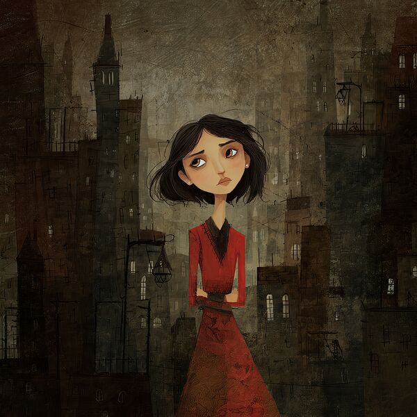 The Girl Who Didn t Belong Print