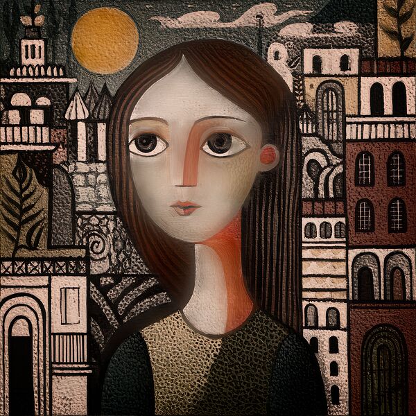 The City Within Her Print