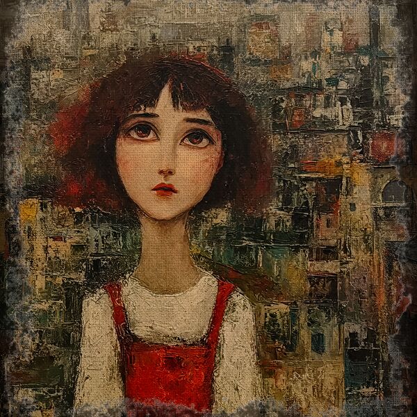 Among Ghost Towers Print