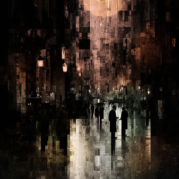 Lantern Pathways Print