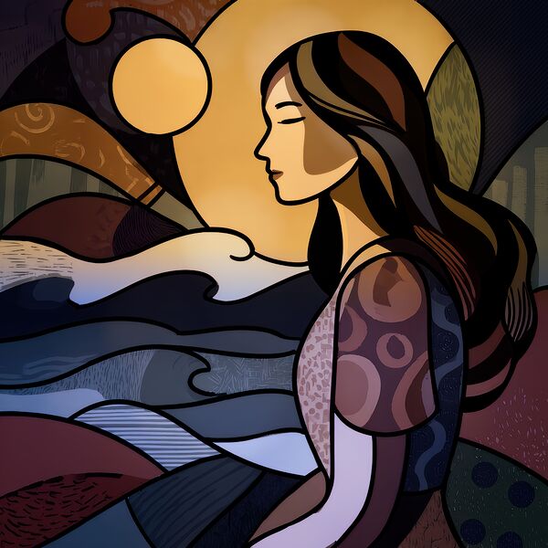 Painted Stillness Print