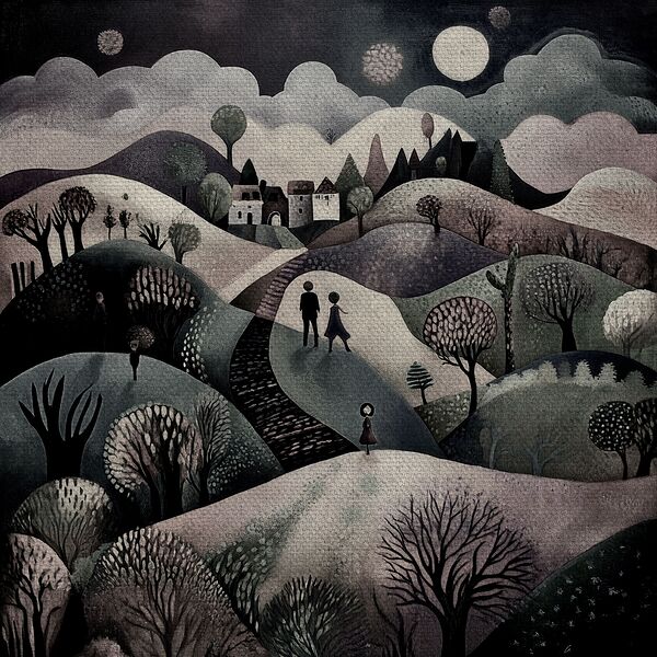 When Shadows Wander Print