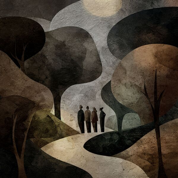 Between Shadow and Light Print