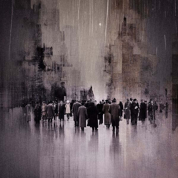 Ghosts in the Rain Print