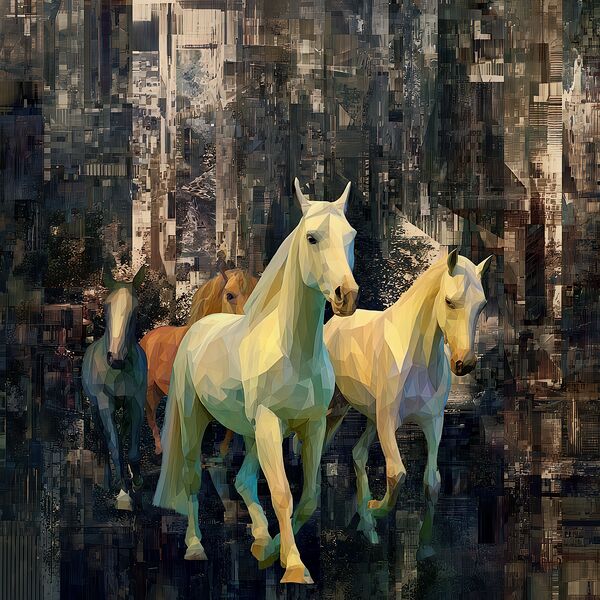 Prismatic Stampede Print