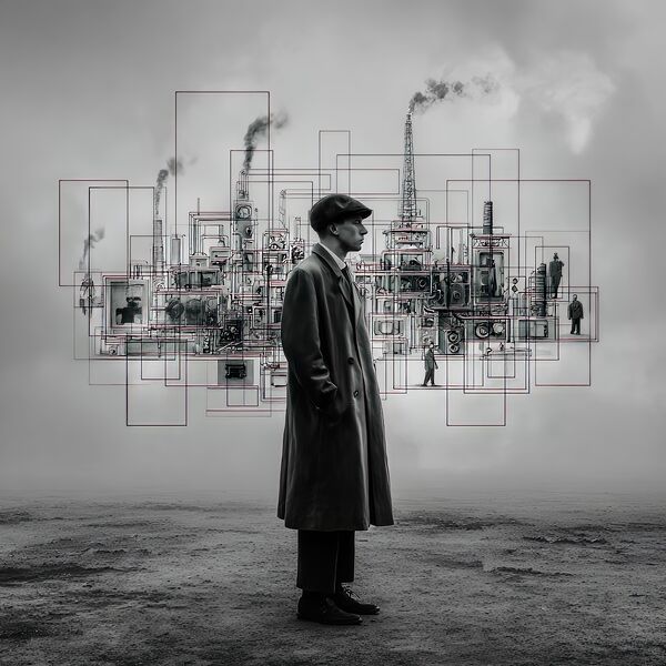 The Lines of Industry Print