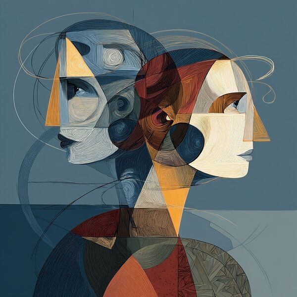 Echoes in Geometry Print