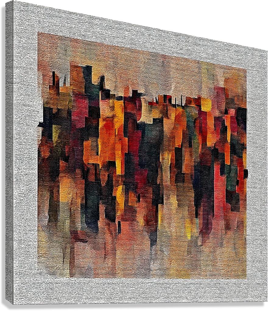 Midnight Mosaic Canvas Print