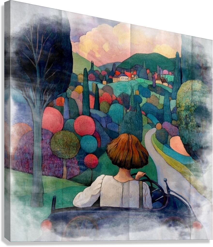 Mystic Drive Canvas Print