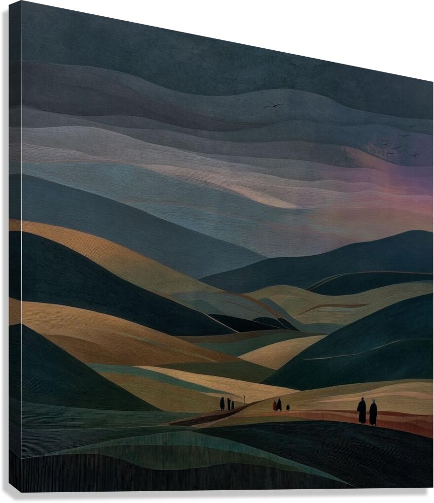 The Pilgrimage Canvas Print