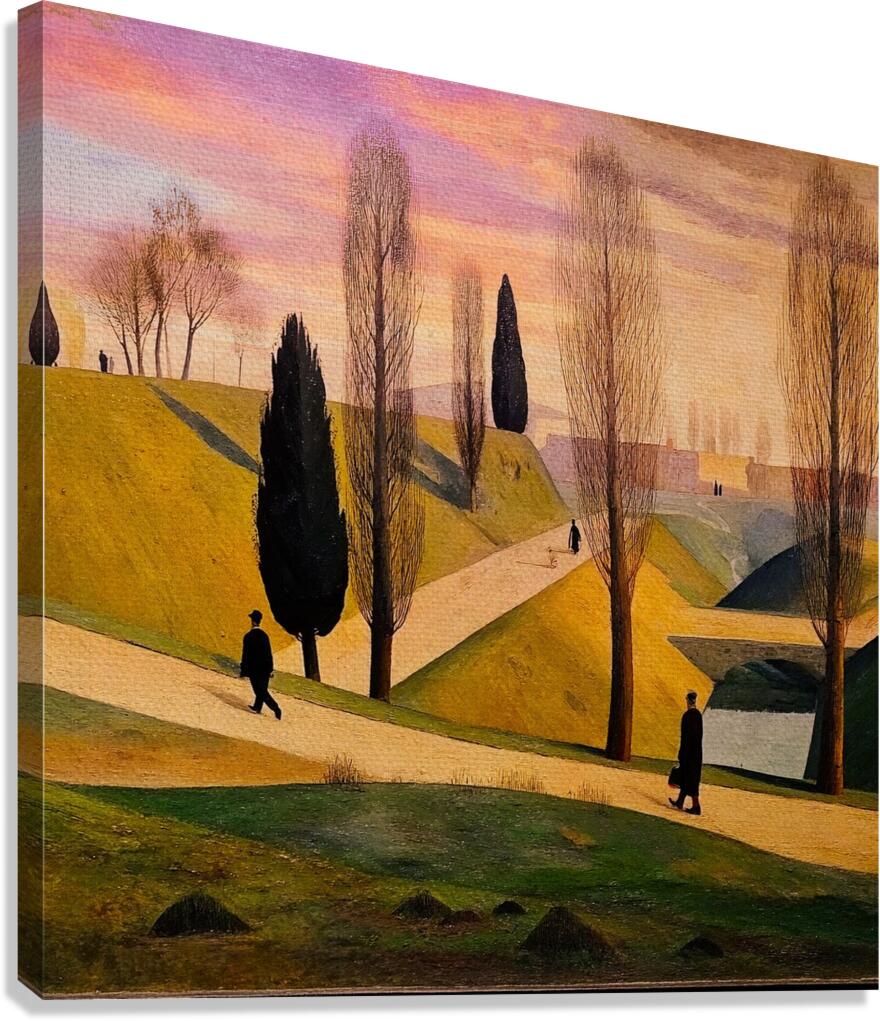 Where Shadows Walk Gently Canvas Print