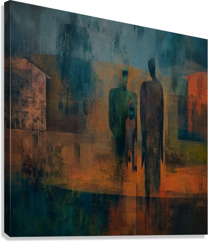 Where Shadows Gather Canvas Print