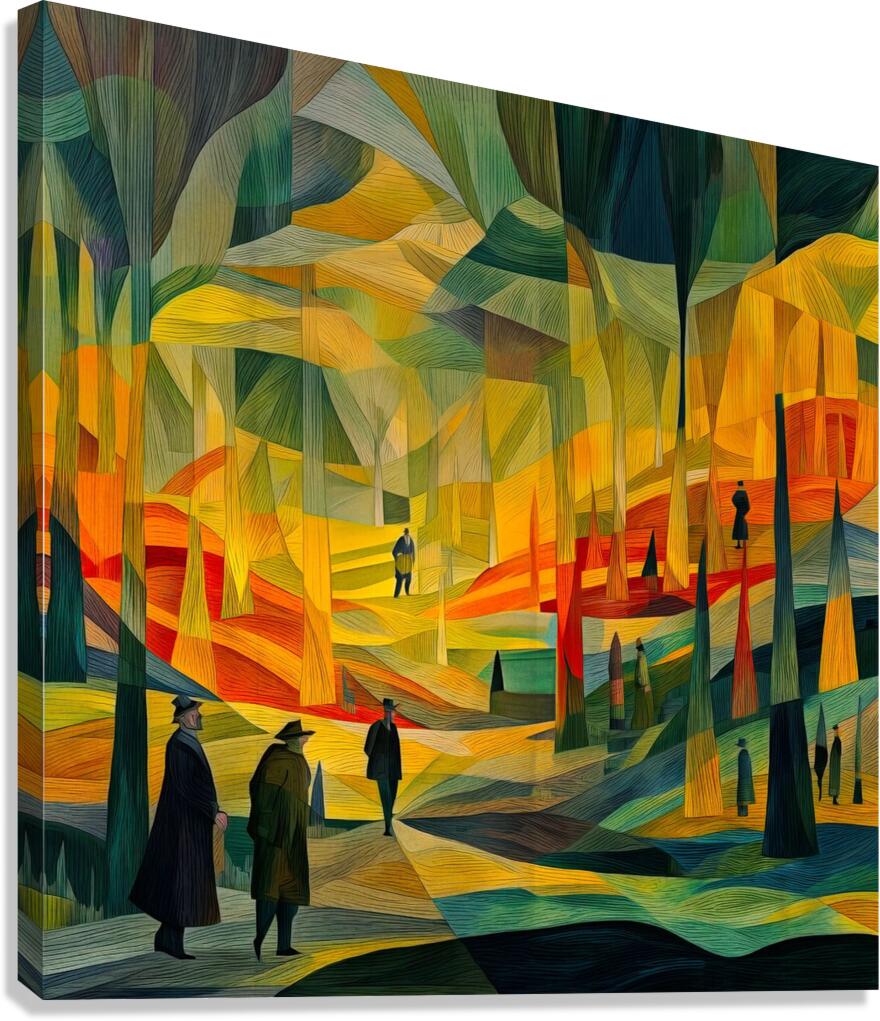 Painted Scenes Canvas Print