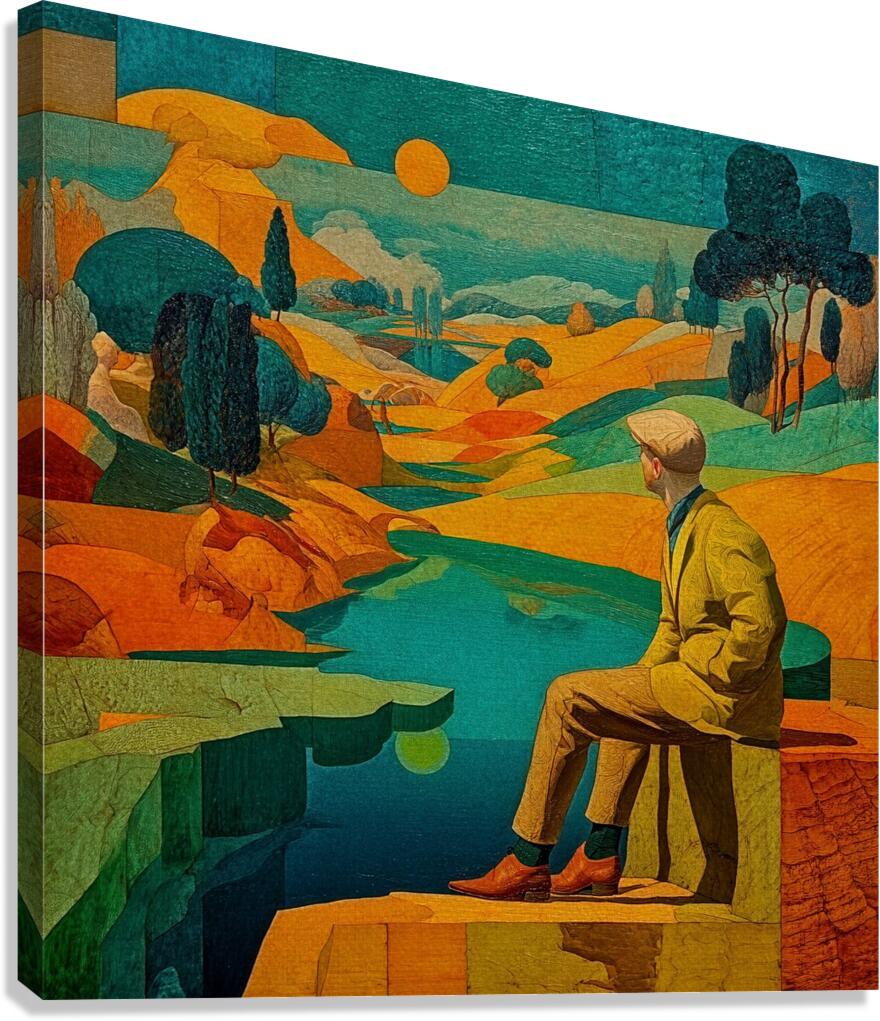 Beneath a Turquoise Sky Canvas Print