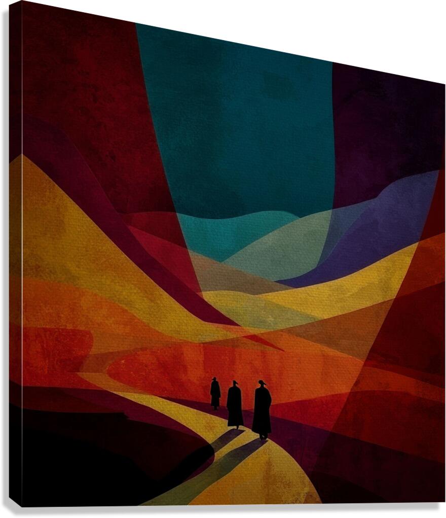 Through a Shattered Dream Canvas Print