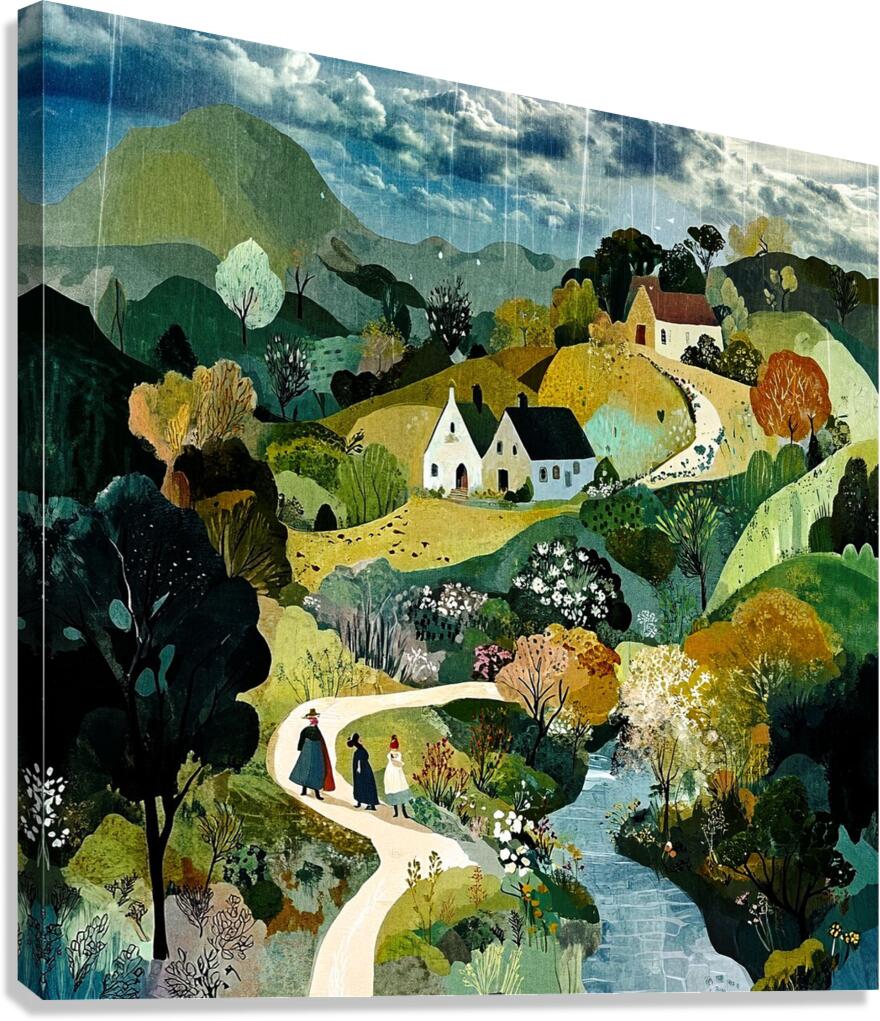 Whispers on the Hill Canvas Print
