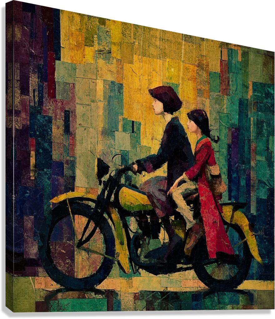 The Yellow Machine Canvas Print