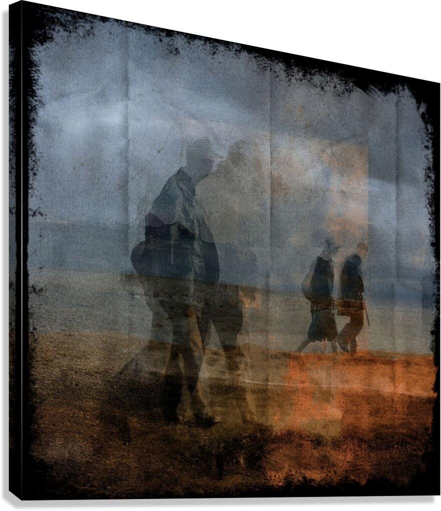 Fading Footsteps Canvas Print