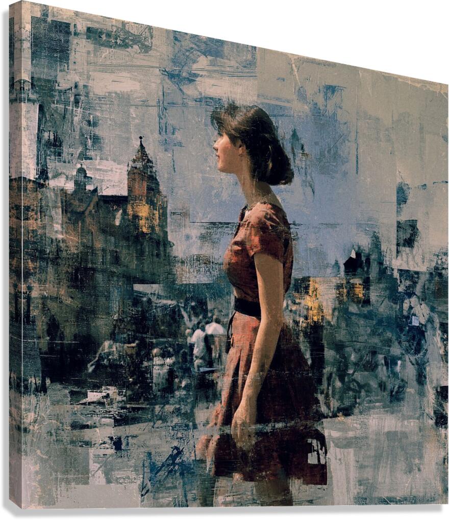 Where Cities Fade Canvas Print