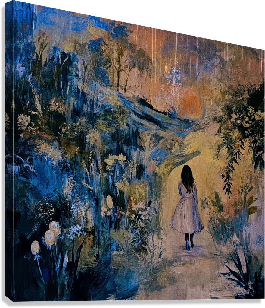 Painted Rain Canvas Print