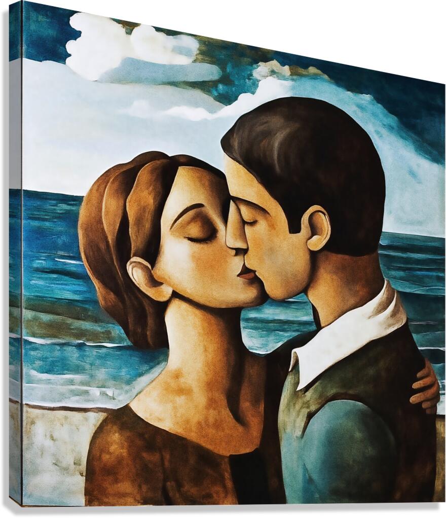 The Kiss Canvas Print