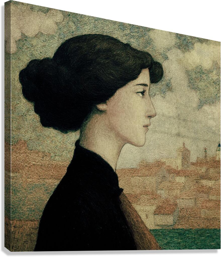 Nostalgia Wore a Face Canvas Print