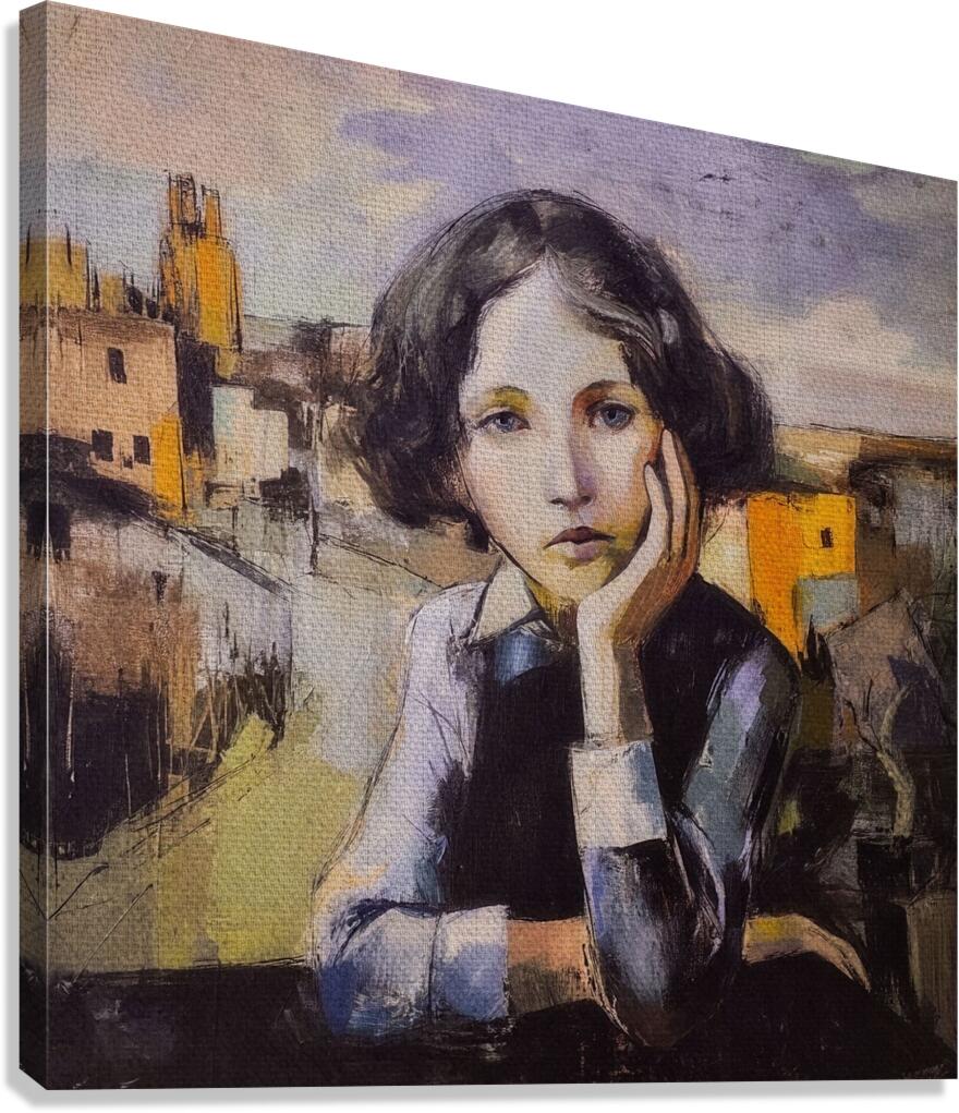 Portrait of a Quiet Hour Canvas Print