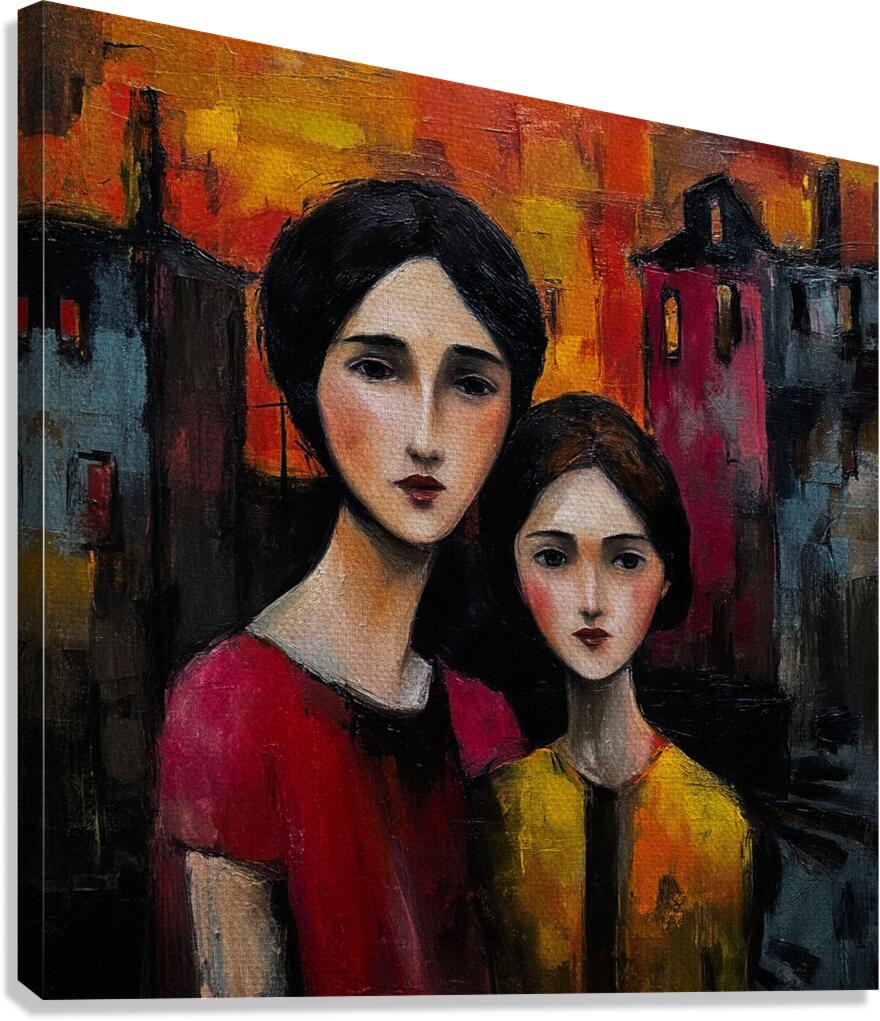 Daughters of Dusk Canvas Print