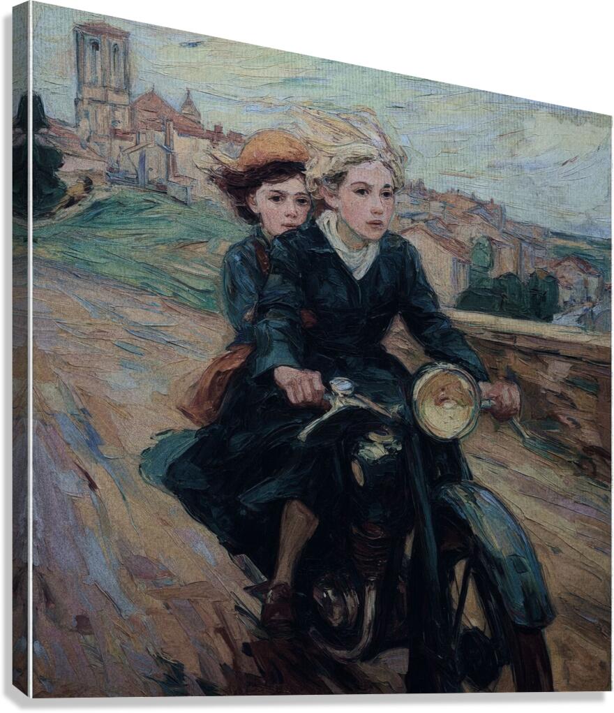 Escape from the Old World Canvas Print