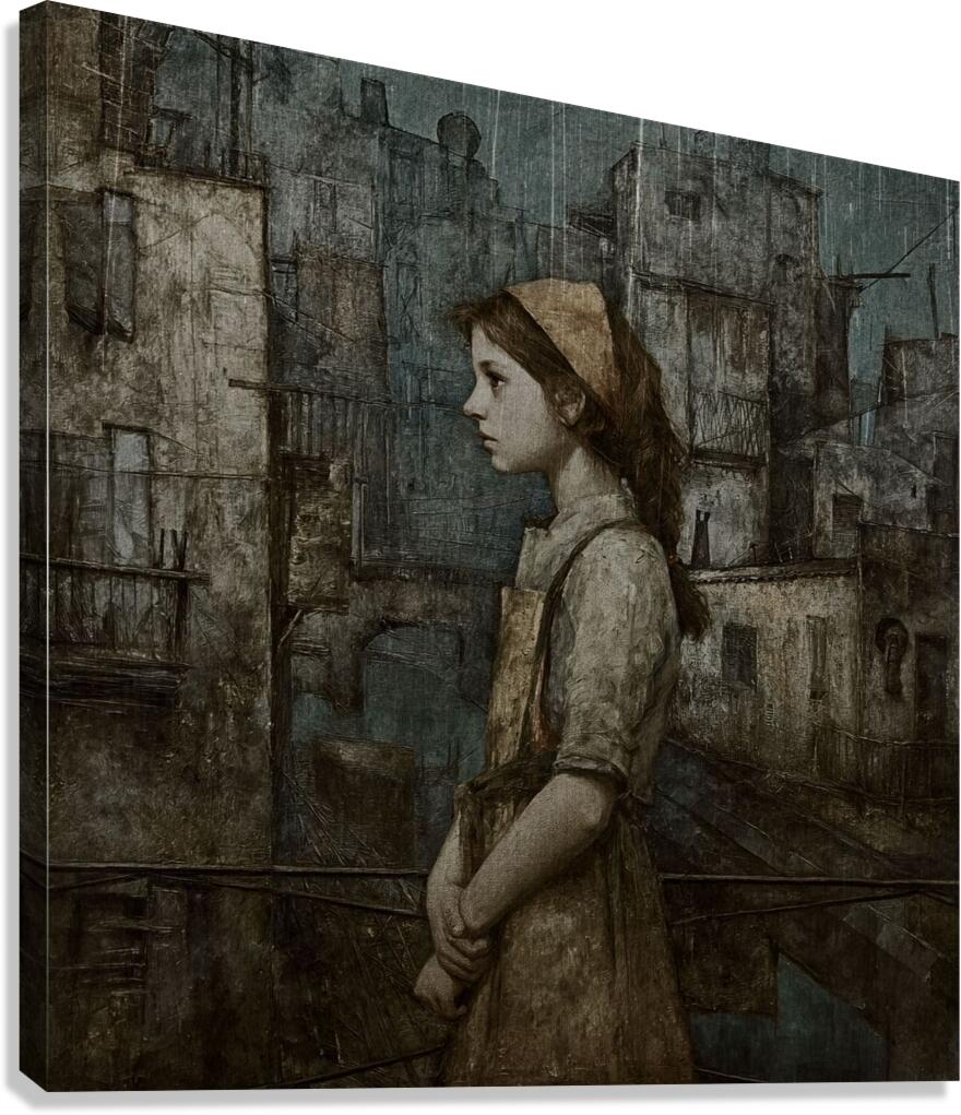 Portrait of Forgotten Hope Canvas Print