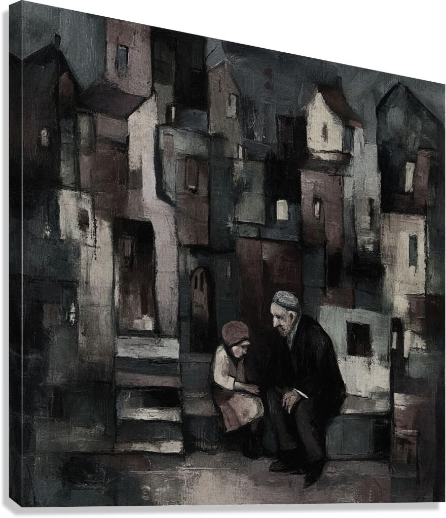 Listening to Old Stories Canvas Print