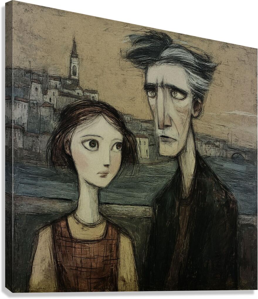 The Long Father Canvas Print