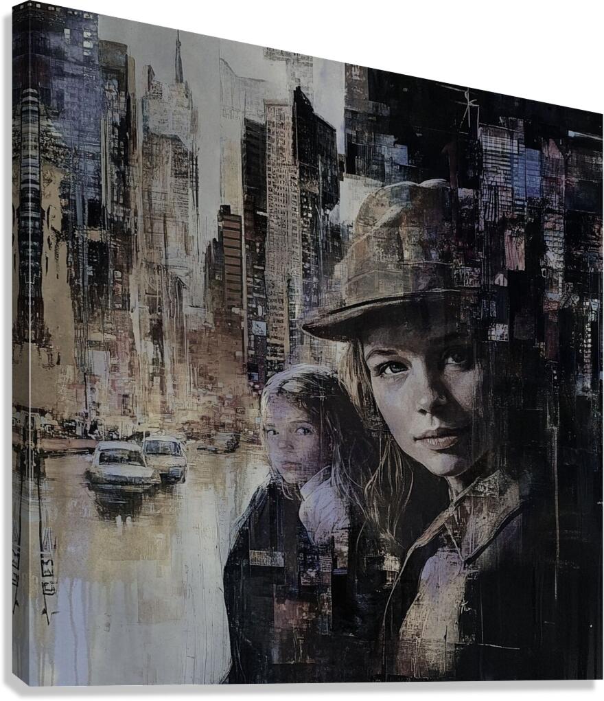 Souls in Sepia Canvas Print