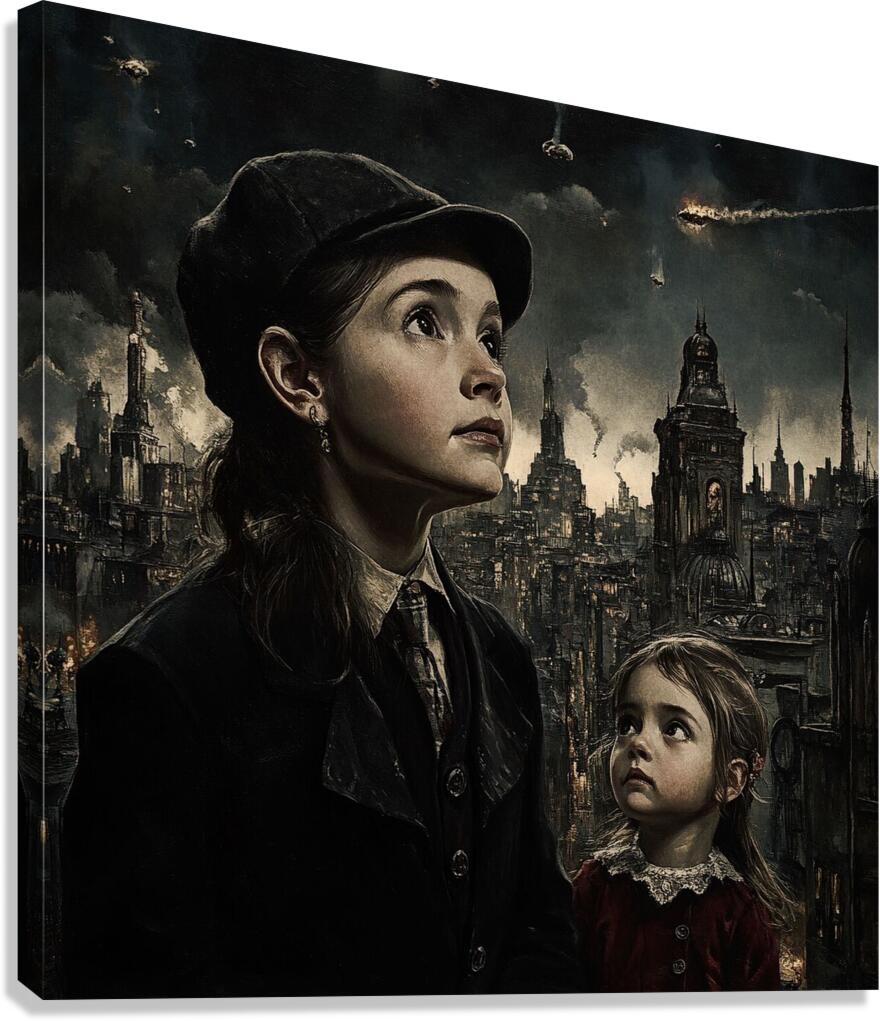 Falling Stars Canvas Print