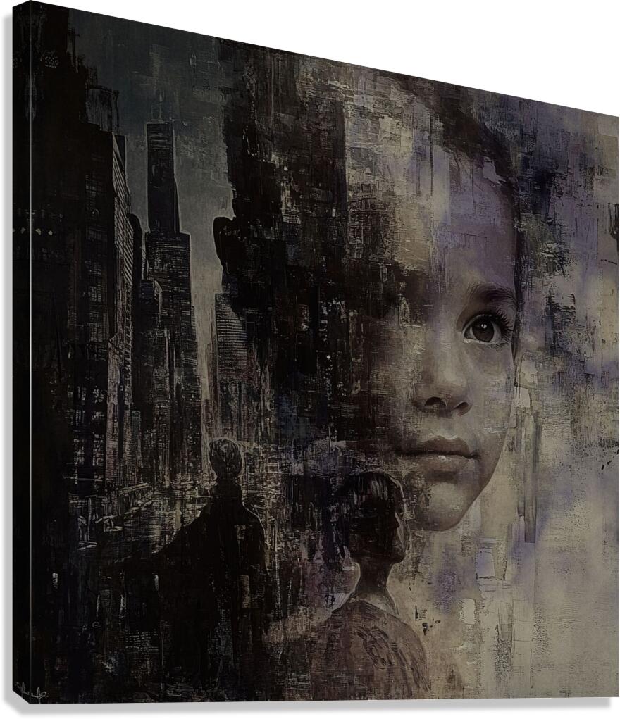 Urban Memoryscape Canvas Print