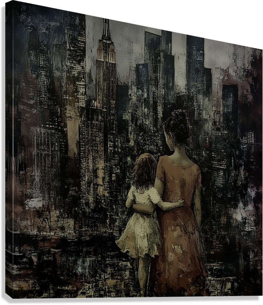 Against the Grid Canvas Print