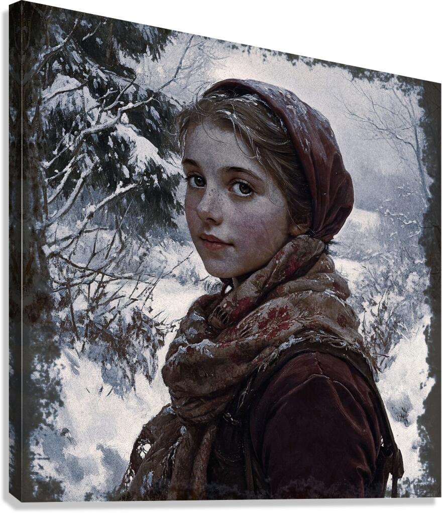 Daughter of the Pines Canvas Print