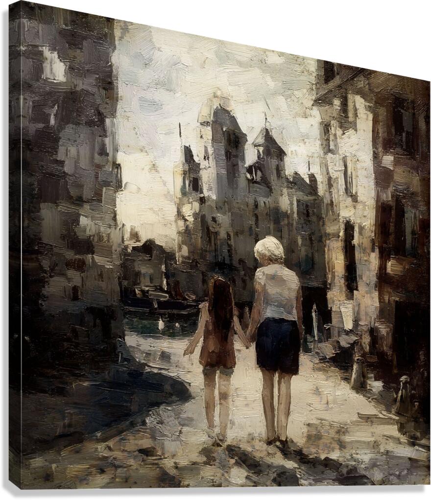 We Were Both Young Canvas Print