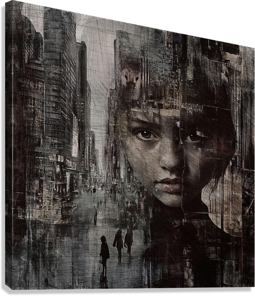 Darkness Is a Memory Canvas Print