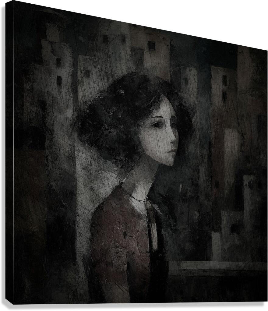 Compelled by Shadows Canvas Print