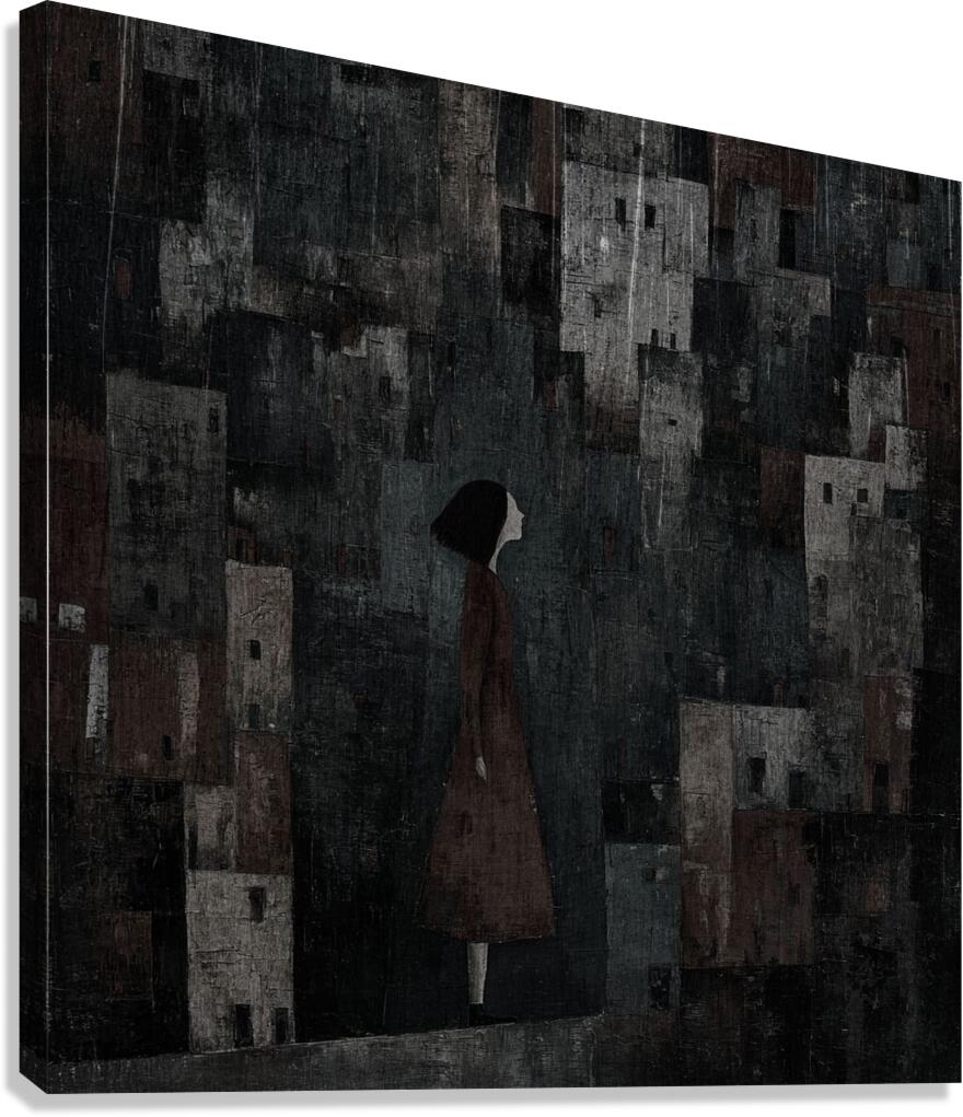 Between the Cracks Canvas Print