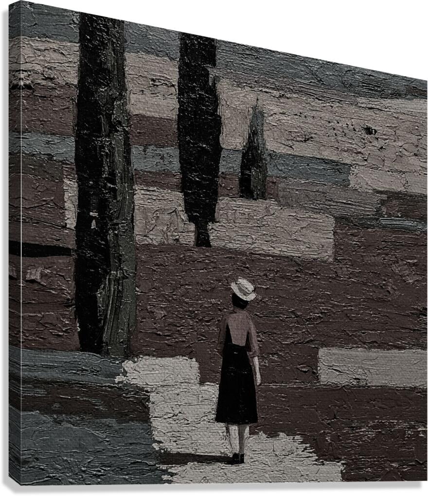 Path of Shadows Canvas Print